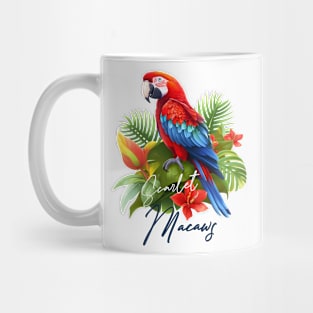 Scarlet Macaws Mug